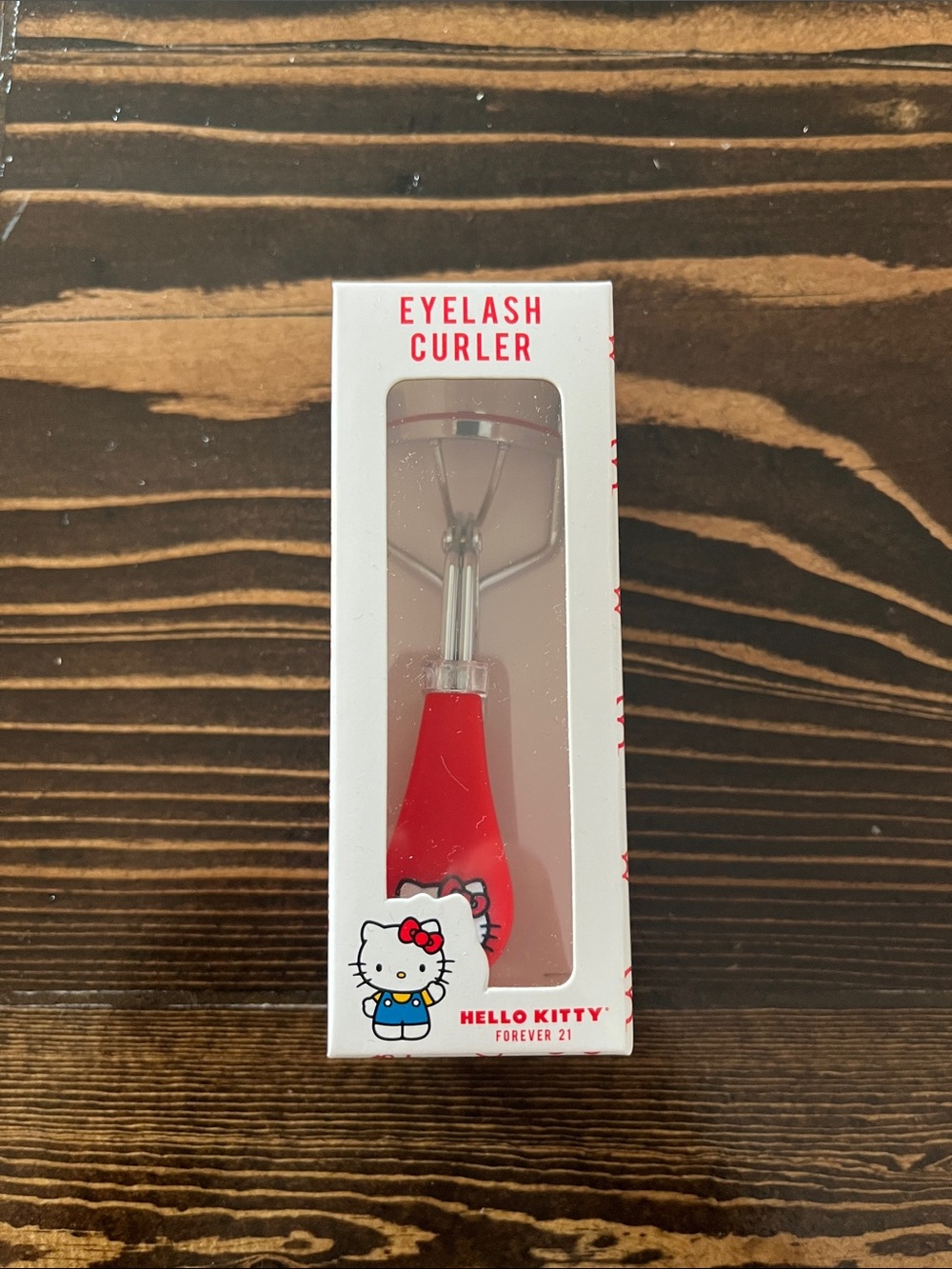 Hello Kitty Red and Silver Eyelash Curler